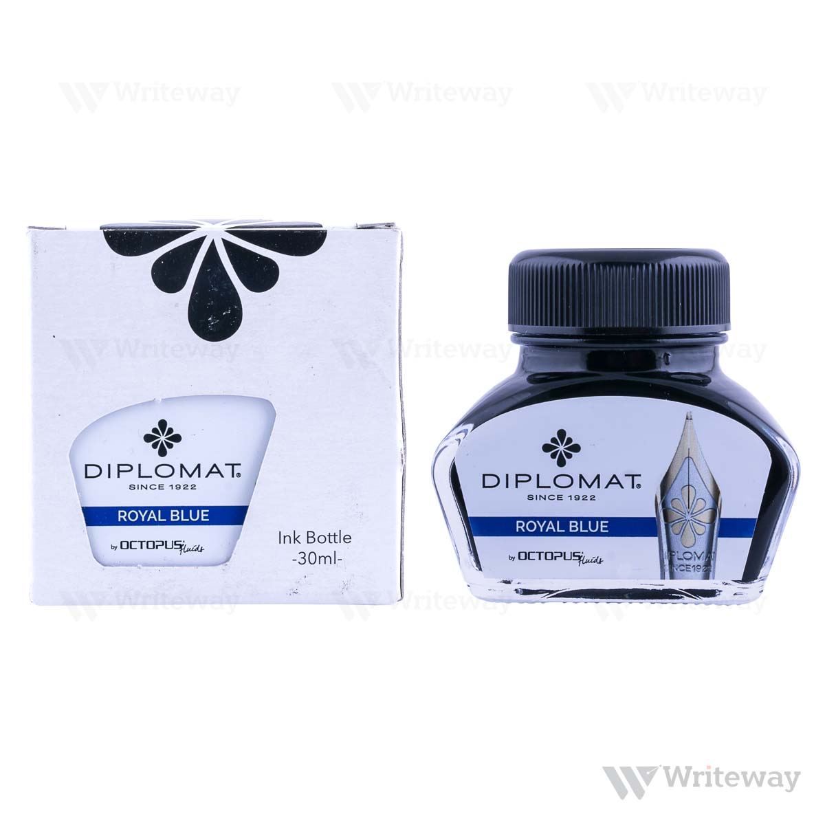 DIPLOMAT OCTOPUS INK POT ROYAL BLUE 30 ML